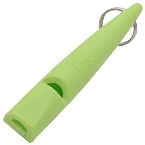 ACME Hundepfeife No. 211,5 mit Anleitung - Das Original aus England: laut und weitreichend (Lime Green)
