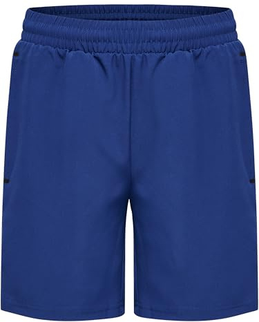 hummel Unisex Kinder Hmlmove Grid Woven Kids Shorts, Sodalite Blue, 140 EU