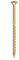 VITI PRO per Strutture Portanti in Legno, TPS TORX 4,5X80mm, Zincato Giallo, 30 pezzi
