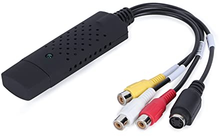 Ciciglow Full HD Video Capture Card, USB 2.0, 10 Compatible, Black