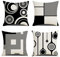 MYCDXE Wurfkissenbezüge 50x50 cm Kissenbezüge Dekorative Kissenbezüge aus Leinen mit unsichtbarem Reißverschluss für Couch, Sofa, Autostuhl