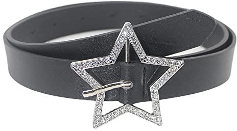 XPONNI Y2k Ästhetische Gürtel für Frauen Y2k Zubehör für Frauen Y2k Kleidung Frauen Gürtel Y2k Gürtel, Black02, Einheitsgröße