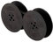 Fvoagaou 1Pack Schreibmaschine Farbe Band Twin Spool Schreibmaschine Farbband Doppel Spule Färben Pack Tinte Teil für die Meisten Schreibmaschinen (Schwarz)