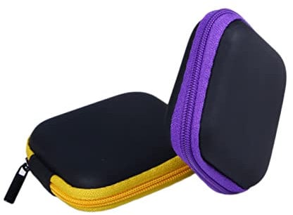 AOKWAWALIY Headphone Pouch Headphone Storage Case Headset Wireless Over Ear Earbuds Headphone Case Over Ear Wireless Headphones Earbud Pouch Witeless Earbuds Storage Bag Square Travel