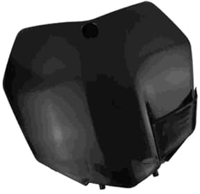 MUEOSI KT250 Motorcycle Front Number Plate Fender Cover Plastic Fairing Kit KT 250 Motocross Dirt Bike Pit Bike Parts Fairing Fender Kit(Size:Black)