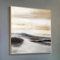 Belunara® Ölgemälde auf Leinwand Goldene Horizonte - Abstrakte Bilder Leinwand - Ölbilder auf Leinwand handgemalt - Leinwandbild Abstrakt - Bilder abstrakt modern