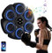Lifellery Music Boxing Machine, LED Elektronische Bluetooth Musik-Boxmaschine, Wandmontierte Boxmaschine, 9 Geschwindigkeitsmodi, Geschenk Für Erwachsene und Kinder Exercise (Schwarz)