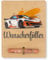 ZUKLA Verpackung Geldgeschenk Tattoo 13 x 10 cm - Spardose Auto - bunter Druck Geldgeschenk Verpackung Holz - Handmade - Geschenke zum Neuen Auto