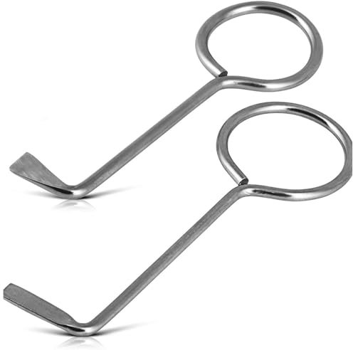 Weenwill Lock Pick Set, 2 Pcs Beard Key Lock Pick Set, Professional Deadlock Key, Stainless Steel, Universal Key Opening Tool, Opens Almost Any Door, Room Doors, Mortise Locks