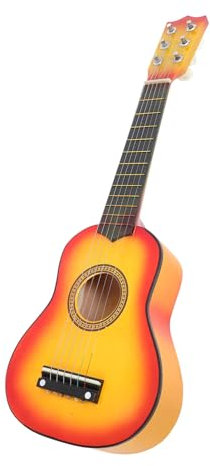 JOINPAYA Kindergitarrenspielzeug Klavierspielzeug Für Jungen Kid Gitarre Gitarre Pink Roboter Gitarrenspielzeug Saxophon Model Musikpraxis Gitarre Holz Holz