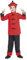 My Other Me Déguisement chinois pour enfant garçon, taille 7-9 ans. Comprend un chapeau conique rouge avec bords noirs, une chemise à nœuds chinois et un pantalon noir avec bande rouge. Petit grand