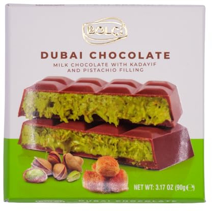 bolci DUBAI PISTACHIO KADAYIF MILK CHOCOLATE 90g