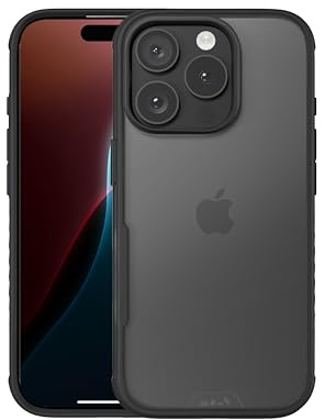 Mous for iPhone 16 Pro Max Clear Case with Camera Control Button - Clarity - Scratch Resistant