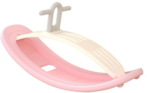 RASTKY Children's Seesaw Rocking Horse Wobble Board for Body Coordination Training Kids Activity Toy (Pink)