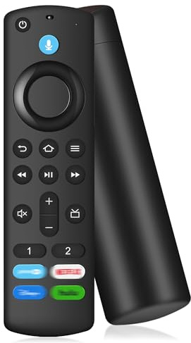 Replacement FireStick Remote Control Compatible with Fire Stick(4K, 4K Max, Lite, HD),TV Cube,Remote for 3rd Gen,Hisense,Insignia Fire Smart TVs
