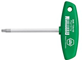 Wiha Stiftschlüssel mit Quergriff TORX® Festhaltemechanik Magicspring® mattverchromt (27967) T20 x 100 mm