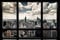 Pyramid Generic New York Fenster' Maxi Poster',61 x 91.5 cm