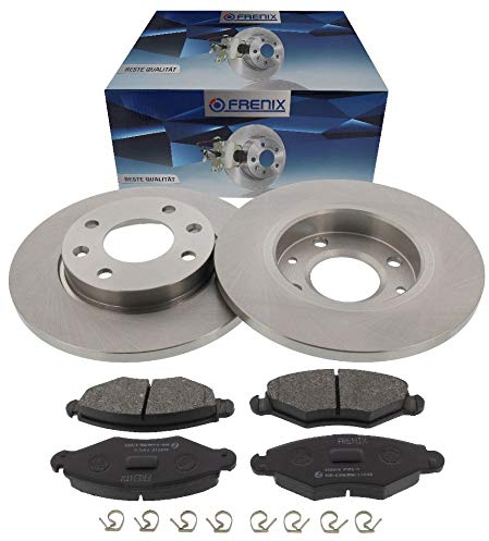 Bremsscheiben massiv/Bremsen + Bremsbeläge für vorne