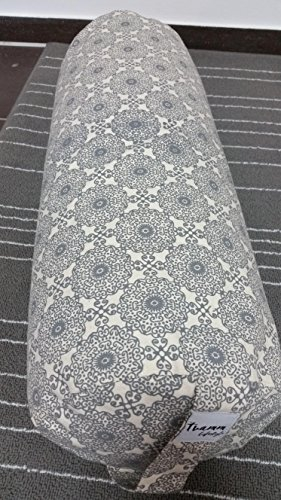 Tvamm-Lifestyle Yoga-Bolster Special, 65 x Ø 22 cm, Buchweizenschalen-gefüllt (Indra)