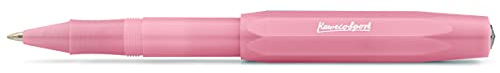 Kaweco FROSTED SPORT Rollerball Blush Pitaya I Gel- / Kugelschreiber aus hochwertigem Kunststoff mit Keramikkugel I Trendiger Kuli in Rosa I 13 g Tintenroller mit 0.7 mm Mine I Gelroller 13,5 cm