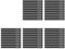 deleyCON 50x Klett Kabelbinder 15cm Klettband 12mm Breit Kabelmanagement Kabelorganizer Klettkabelbinder Klettverschluss Schwarz