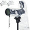 JJC 4 Pieces Camera Rain Cover Protector for Canon Nikon Sony Cameras with Lens & Flash up to 35x17.5cm / 14''x7'' (L*W), Transparent Camera Rain Coat Rain Sleeve