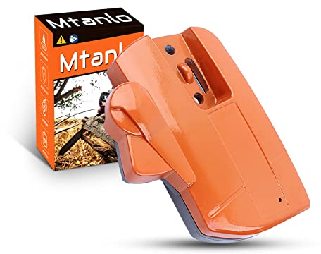 Mtanlo Couvercle d'embrayage de Pignon de Chaîne pour Husqvarna 372XP 365 372 Tronçonneuse, Couvercle de Frein de Chaîne Référence,Cache d'embrayage latéral de Frein de Chaîne 537107803