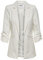 ONLY Damen Blazer ONLKayle Orleen Sakko mit Dreiviertel-Ärmeln 15218743 Cloud Dancer 40