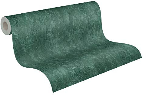 A.S. Création Vintagetapete Havanna Tapete in Vintage Rost Optik Vliestapete dunkelgrün metallic glänzend fein strukturiert 380444