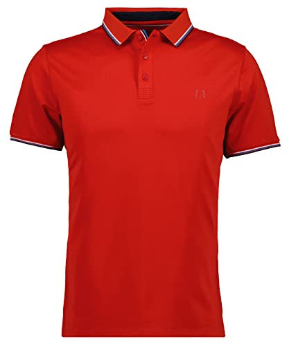 RAGMAN Herren Piqué-Polo Keep Dry, modern fit Rot-640, S
