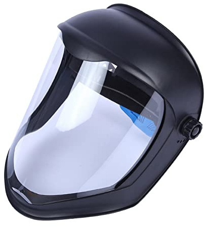 Harilla Helmet Mask, Protective Cover Anti-Fog Mask, with Clear Polycarbonate Visor and Anti-Fog/ - Maske + doppeltes Stirnband
