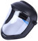 Harilla Visage Bouclier Casque w/Visière Claire À Cliquet Sécurité Broyage, dans supérieur, Masque Double Bandeau