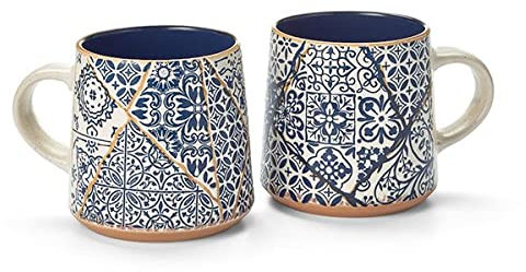 Cha Cult teemando® Becher Amrani, Keramik, 2-fach sortiert 0,3 l