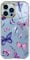 luolnh Compatible with iPhone 13 Pro Case with Flower,for Girly Women,Shockproof Clear Floral Pattern Hard Back Cover for iPhone 13 Pro 6.1 inch 2021-Butterfly
