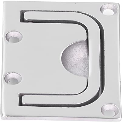 Maniglia Boccaporto, 76 x 56MM Maniglia per Barche in Acciaio Inox, Boccaporti per Barca a Filo,Maniglie per Boccaporti di Sollevamento a Pavimento per Barche Marine Yacht | Per barche e yacht, boccaporto a filo
