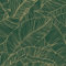 Superfresco Easy Papier Peint intissé Kaya 1005 x 52cm Vert, Or | Revêtement Mural, Tapisserie | Ambiance Facile à Poser et à enlever