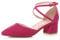 AJVANI Womens Ladies mid Block Heel Cross Strap Evening Mary Jane Court Shoes Size 5 38