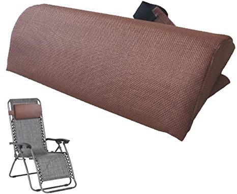 Abnehmbares Liegekopfkissen Liege- und Liegekopfkissen höhenverstellbar Ergonomisches Design für abnehmbares Kopf- und Nackenkissen, Weiche Kopfstütze für Liegestühle, Couches, Betten