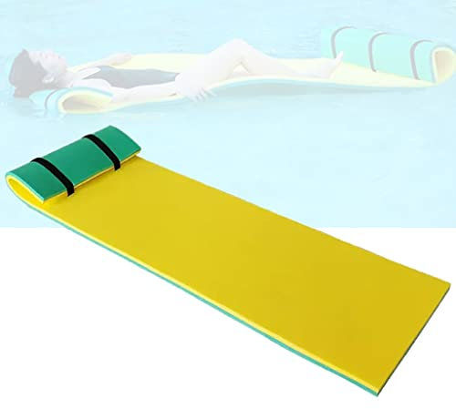 Tapis Flottant Coussin Flottant en Mousse XPE résistant aux déchirures, Tapis de Natation enroulables for Lacs, océans et piscines (Size : 270x90x3.5cm/106x35x1.4)