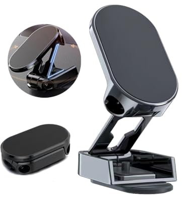 TUKEFEV Porte Téléphone Voiture Montage 360° Support De Ventouse Rotatif Pliant Support Téléphone Voiture De Voiture Navigation De Voiture Cadre De Fixe De Type De Ventouse MagnéTique