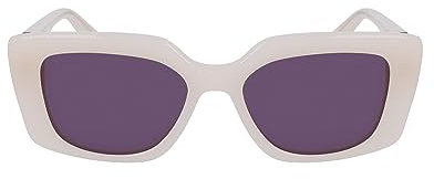KARL LAGERFELD Damen Kl6125s Sonnenbrille, Milch, Einheitsgröße