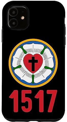 Hülle für iPhone 11 Lutheran 1517 Protestantische Reformation Martin Luther Rose