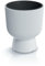 Tymar Pot de Fleurs avec Insert, Pot de Fleurs en Plastique, jardinière, Grand Pot de Plantes(DBMIS Blanc,ø 30 cm)