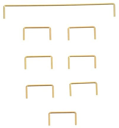 Angoily 1 Set Wire Shaft Keyboard Supply Mounted Stabilizer Silver Accessories Satellite for Mechanical Keyboard Key Stabilizer Steel Wire Keyboards Computer Supply Golden Stainless Steel