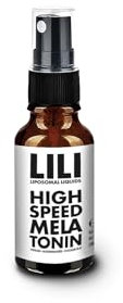 High Speed Melatonin Spray – liposomales Liquid als Melatoninspray mit 0,5 mg Melatonin pro Sprühstoß | 160 Sprühstöße | vegan, alkoholfrei & zuckerfrei