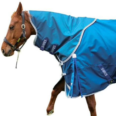 Shires Highlander Original 200g Turnout Neck Cover - Blue Extra Large, Blue