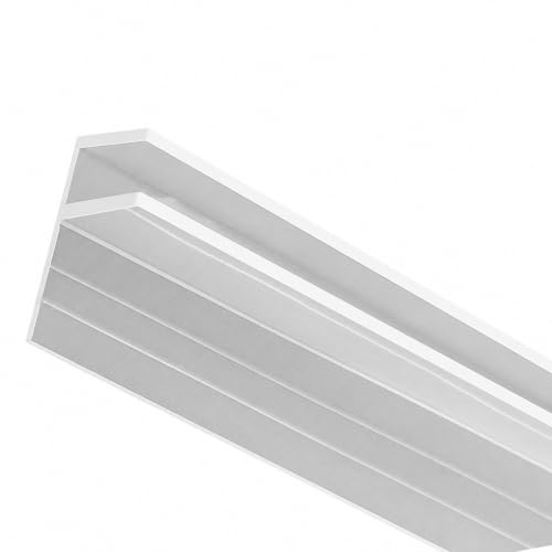 2M / 79Inch F Shape Bath Shower Screen Seal Strip, Water Splash Guard | Soft Rubber Shower Door Seal Strip For 6Mm Thickness Glass, For Curved And Vertical Screens Or Doors, Window Gap Seal