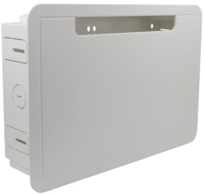 Kuntesetty 9 Inch TV Media Boxes Recessed Power Point Box Wall Plate Accessory Utility