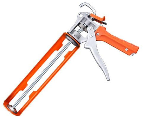 HOMSFOU 1pc Heavy-Duty Anti-drip Caulking Gun Rotating Glue Dispenser for Projects Ergonomic Design for Crafts Home Repairs and Construction Tasks