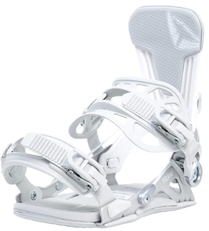 SP Bindings Snowboard Bindung Team Silver | Patentiertes FASTEC System | Hybrid mit Fast Entry + Strap in | Performance + Comfort | Für Damen & Herren